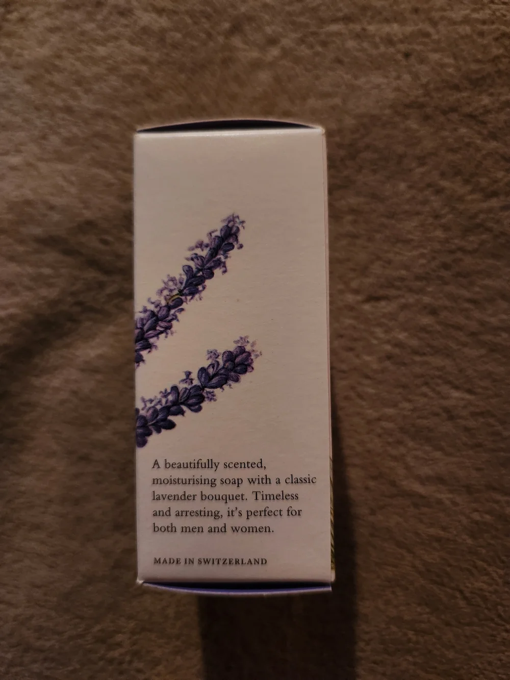 Crabtree & Evelyn Lavender Glycerine Soap - White & Purple Packaging